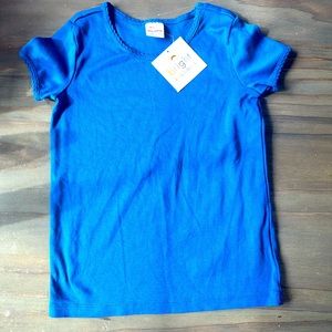 NWT Hanna Andersson Bright Basics Blue T-shirt